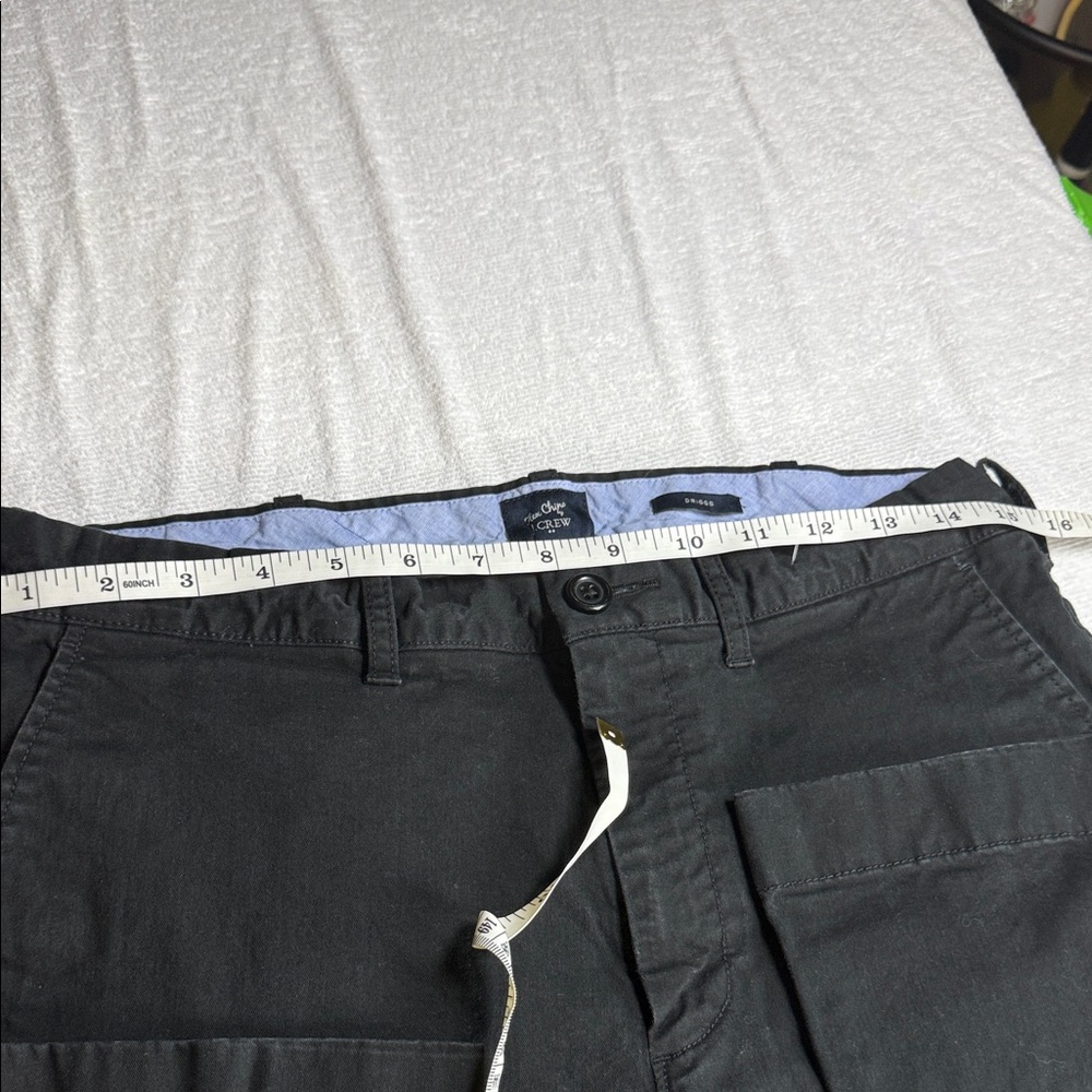 J. Crew Flex slim-fit Driggs khaki Men's Black Pants - Picture 4 of 10
